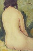 Nicolae Tonitza Nud, semnat dreapta sus cu negru, ulei pe carton. china oil painting artist